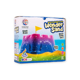 Wonder Sand 1000 Grams for Play, Smooth Sand for Kids - Three Colour sand with 2 Moulds